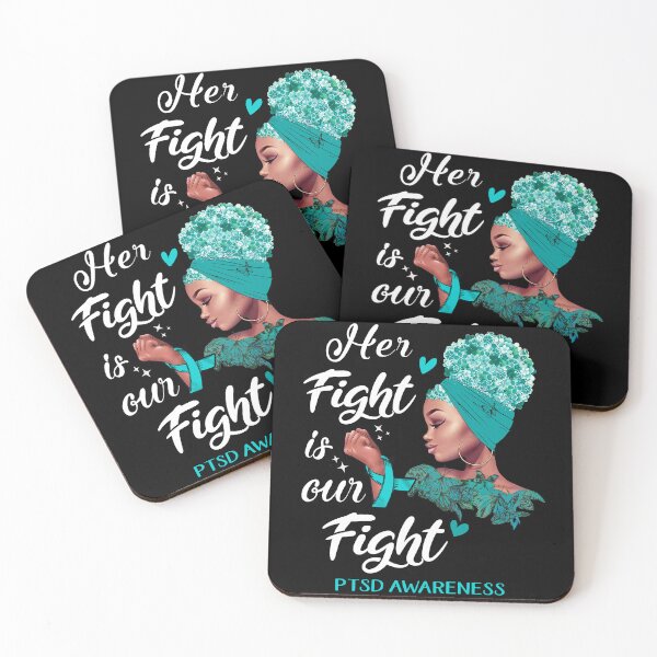 Item preview, PTSD Awareness - Her Fight is Our Fight designed and sold by RidnerStore.