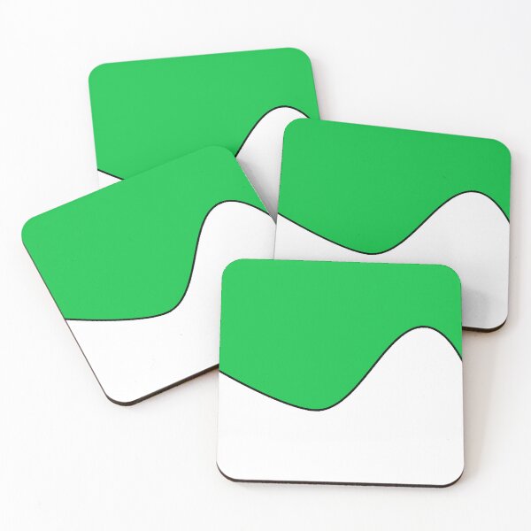 Item preview,  PLAIN SOLID  DARK PASTEL GREEN AND WHITE TWO TONE RETRO WAVE PATTERN designed and sold by ozcushions.