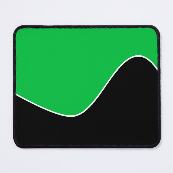Item preview, PLAIN SOLID DARK PASTEL GREEN AND BLACK TWO TONE RETRO WAVE PATTERN designed and sold by ozcushions.