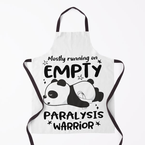 Item preview, Paralysis Awareness - Mostly Running On Empty Paralysis Warrior designed and sold by Hilten.