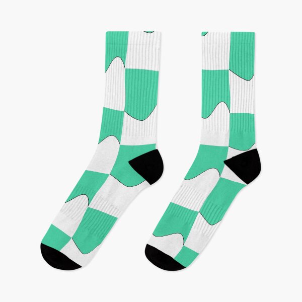 Item preview,  PLAIN SOLID   EUCALYPTUS  GREEN AND WHITE TWO TONE RETRO WAVE PATTERN designed and sold by ozcushions.