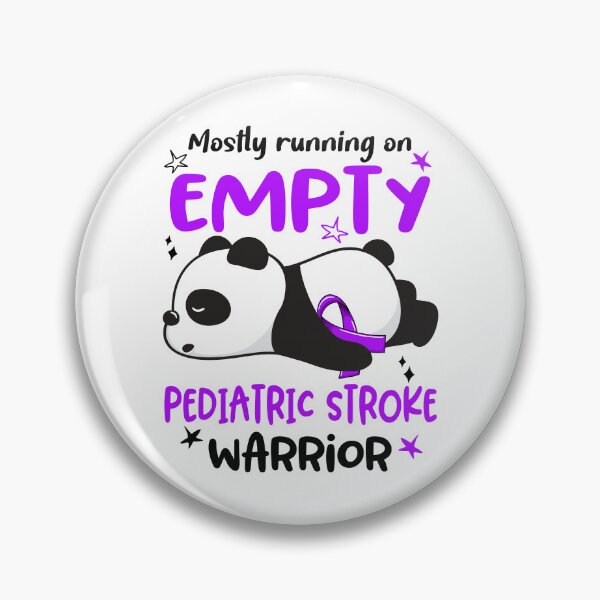 Item preview, Pediatric Stroke Awareness - Mostly Running On Empty Pediatric Stroke Warrior designed and sold by Hilten.