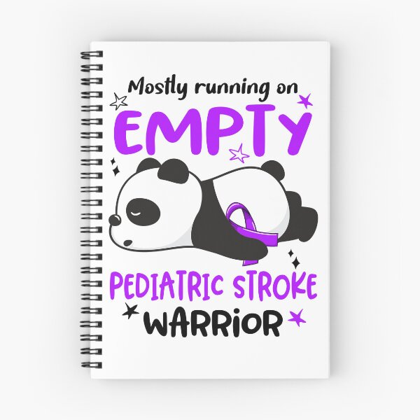 Item preview, Pediatric Stroke Awareness - Mostly Running On Empty Pediatric Stroke Warrior designed and sold by Hilten.