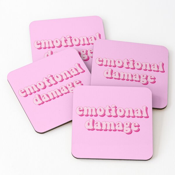Item preview, pink emotional damage designed and sold by Ｖｉｂｉｎ ❤️✨.