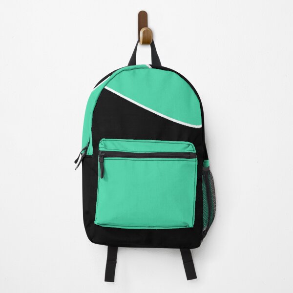 Item preview, PLAIN SOLID  EUCALYPTUS GREEN AND BLACK TWO TONE RETRO WAVE PATTERN designed and sold by ozcushions.
