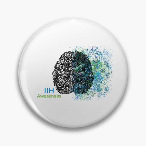 Item preview, IIH Awareness brain designed and sold by 10Creates.