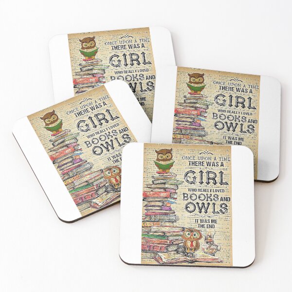 Item preview, There was a girl who really loved books and owls designed and sold by CozyTactic59.