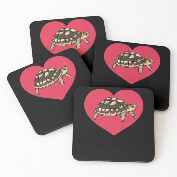 Item preview, Cute Tortoise Red Heart designed and sold by Mochi-Merch.