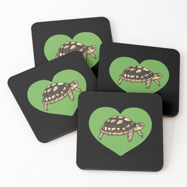 Item preview, Cute Tortoise Green Heart designed and sold by Mochi-Merch.
