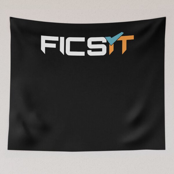 Item preview, FICSIT Satisfactory Logo  designed and sold by JamiahPittau.