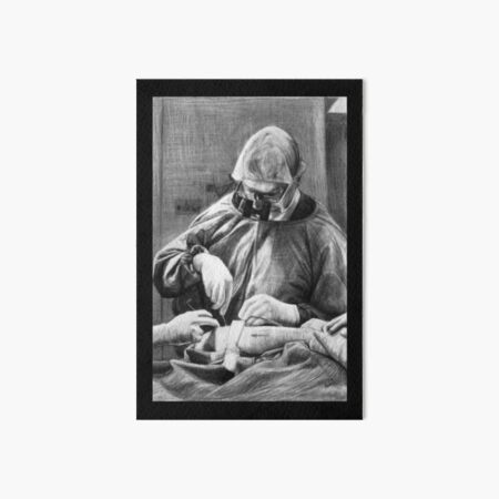 Plastics  - Drawing by Avril Thomas - Adelaide Artist Art Board Print