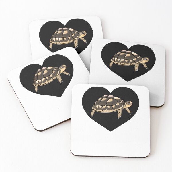 Item preview, Cute Tortoise Black Heart designed and sold by Mochi-Merch.