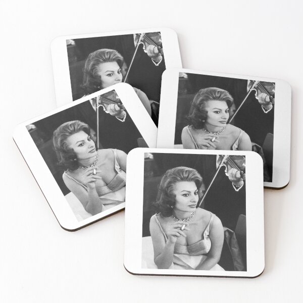 Item preview, Natural Passionate Joy Acting Sexy Beauty Sophia Loren Smoking Gifts Music Fans designed and sold by DebbieConquer.
