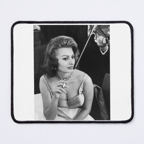 Item preview, Natural Passionate Joy Acting Sexy Beauty Sophia Loren Smoking Gifts Music Fans designed and sold by DebbieConquer.