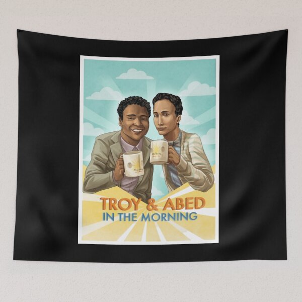Item preview, Troy And Abed My Favorite People designed and sold by TamiWillie4.