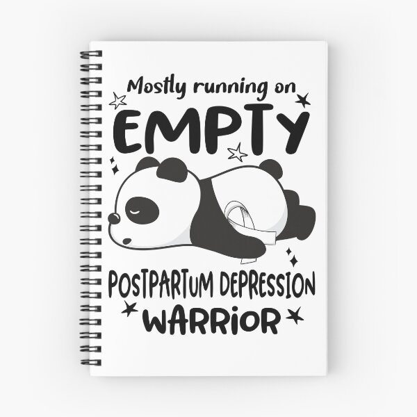 Item preview, Postpartum Depression Awareness - Mostly Running On Empty Postpartum Depression Warrior designed and sold by Hilten.