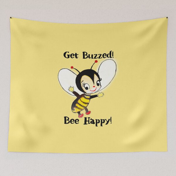 Item preview, Get Buzzed Bee Happy designed and sold by CirqueBizerk.