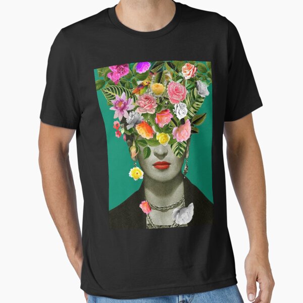 Aperçu de l'œuvre Portrait de Frida Khalo T-shirt classique créée et vendue par karbanjdle.