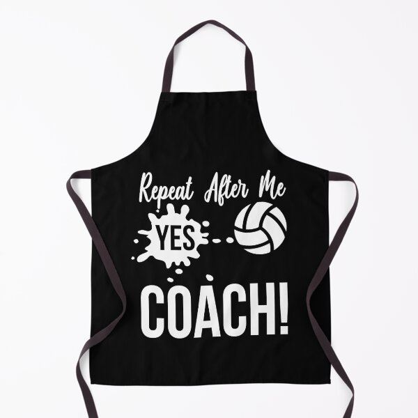 Item preview, Repeat After Me Yes Coach Funny Sports Volleyball designed and sold by fostebris.