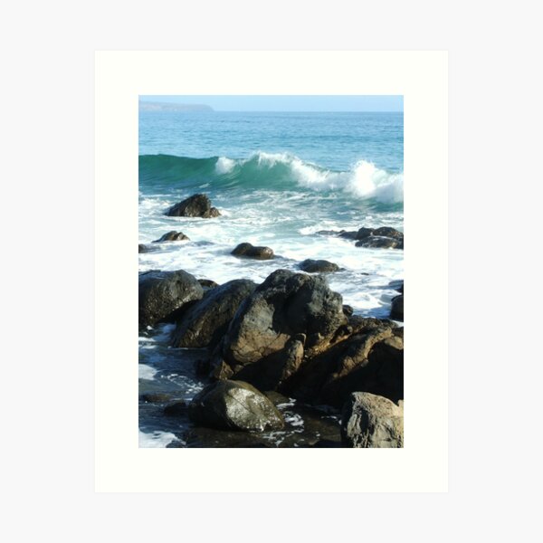 The Wave - Photograph by Avril Thomas - Adelaide Artist Art Print