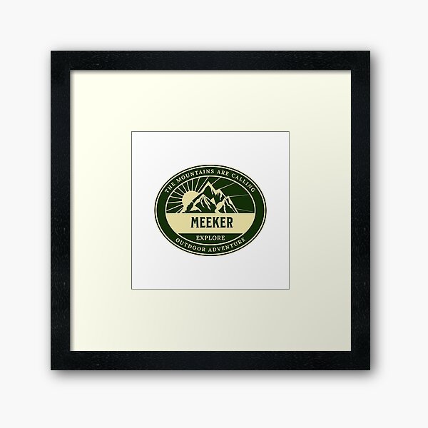 Mount Meeker Hiking Estes Park Rocky Mountain National Park Colorado Framed Art Print
