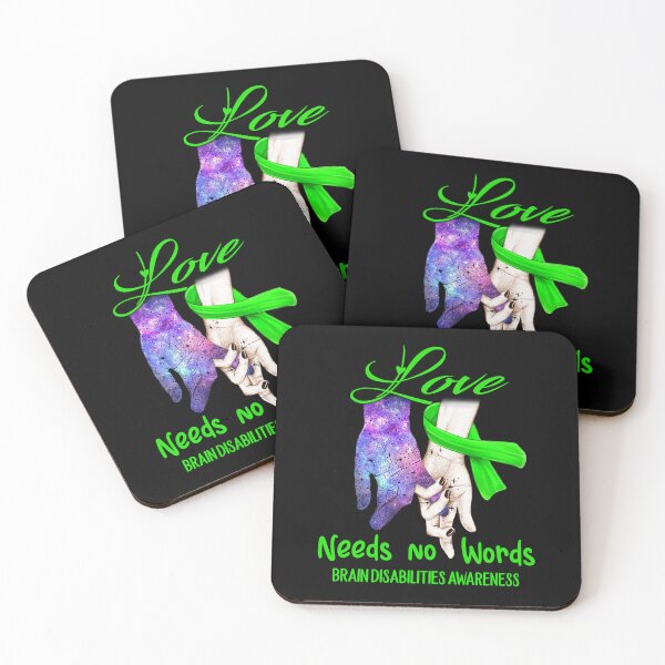 Item preview, Brain Disabilities Awareness - Love Needs No Words designed and sold by ArangoaStore.