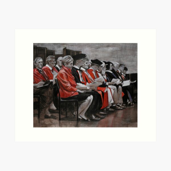 Graduation - Drawing by Avril Thomas - Adelaide Artist Art Print