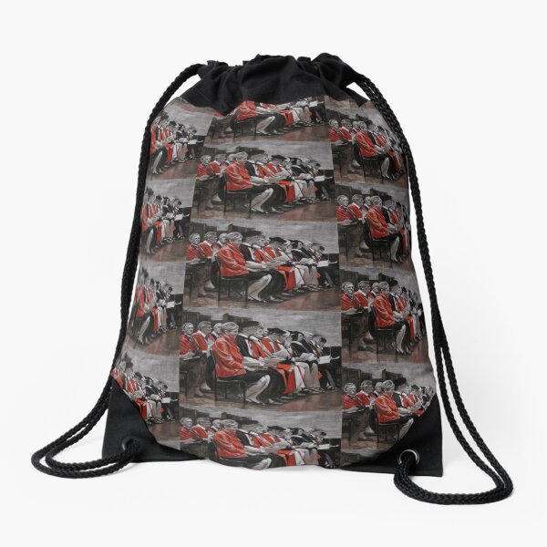 Graduation - Drawing by Avril Thomas - Adelaide Artist Drawstring Bag