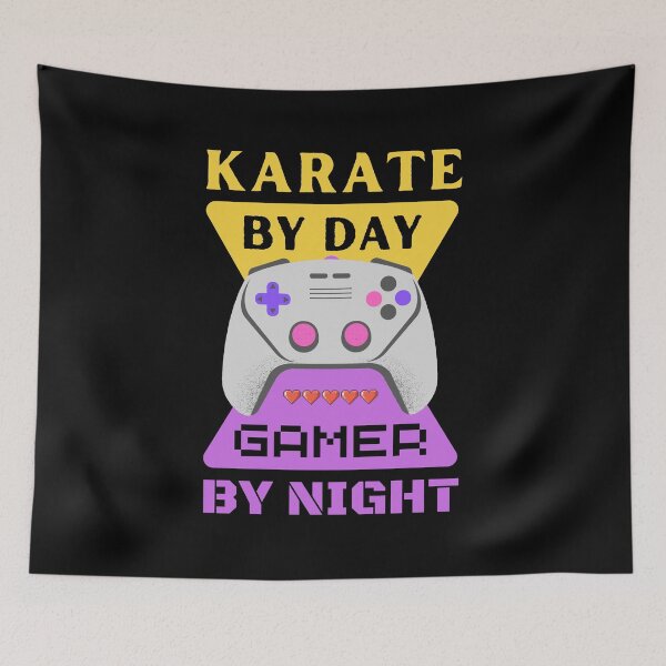 Item preview, Karate by Day Gamer by Night designed and sold by 9N20.