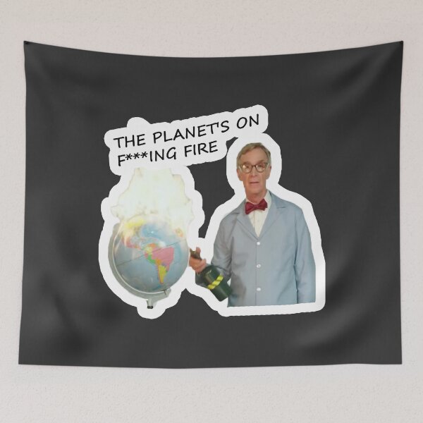 Item preview, Angry Bill Nye Sticker designed and sold by DaslisHankson.