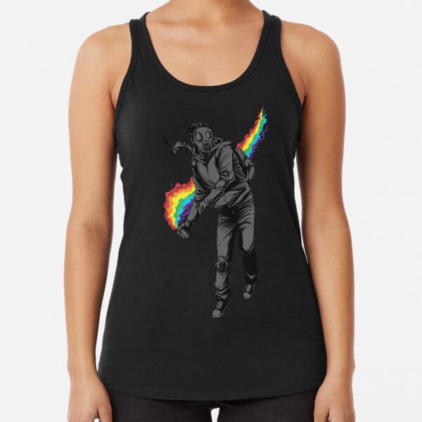 No More Tear Gas Racerback Tank Top