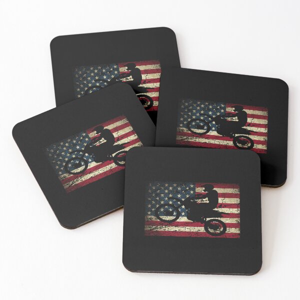Item preview, Dirt Bike USA Flag Motocross American Flag designed and sold by caintati.