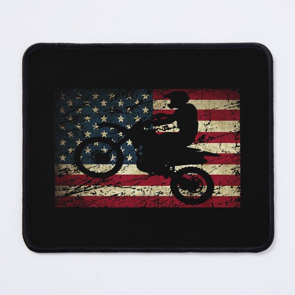 Item preview, Dirt Bike USA Flag Motocross American Flag designed and sold by caintati.