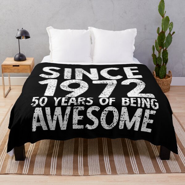 Item preview, Since 1972 - 50 Years Of Being Awesome 50th Birthday designed and sold by YoungESC.