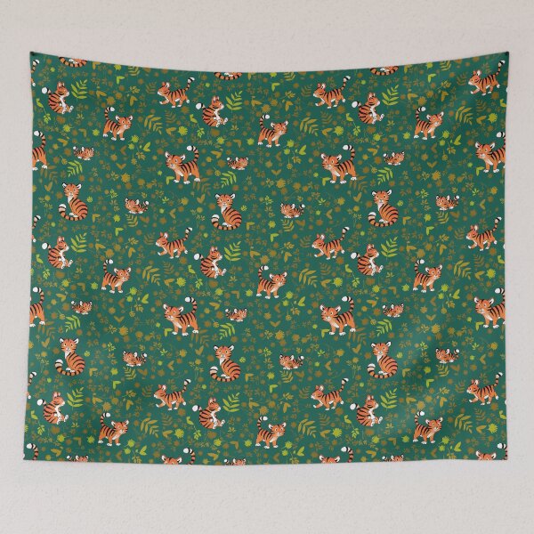 Item preview, Baby Tigers on Green designed and sold by Bethany Gustafson.