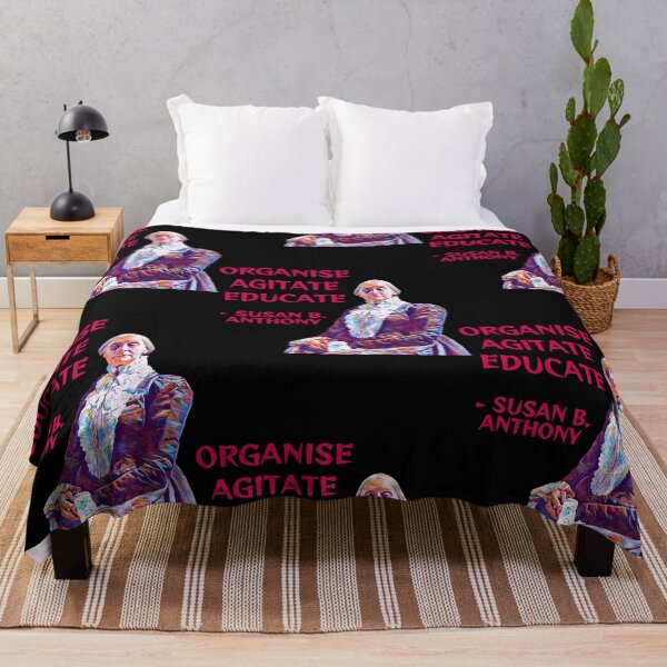 Item preview, Susan B. Anthony - Organise Agitate Educate  designed and sold by AshleyG4540554.