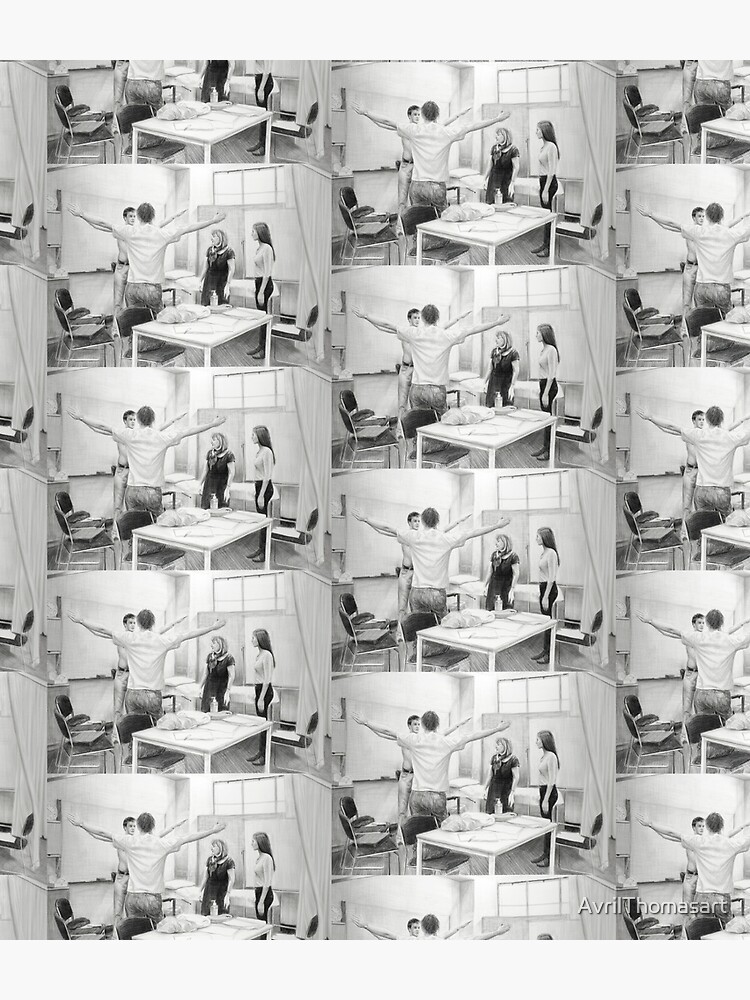 Thumbnail 3 of 3, Backpack, Shoulder Exam - Drawing by Avril Thomas - Adelaide Artist designed and sold by AvrilThomasart.