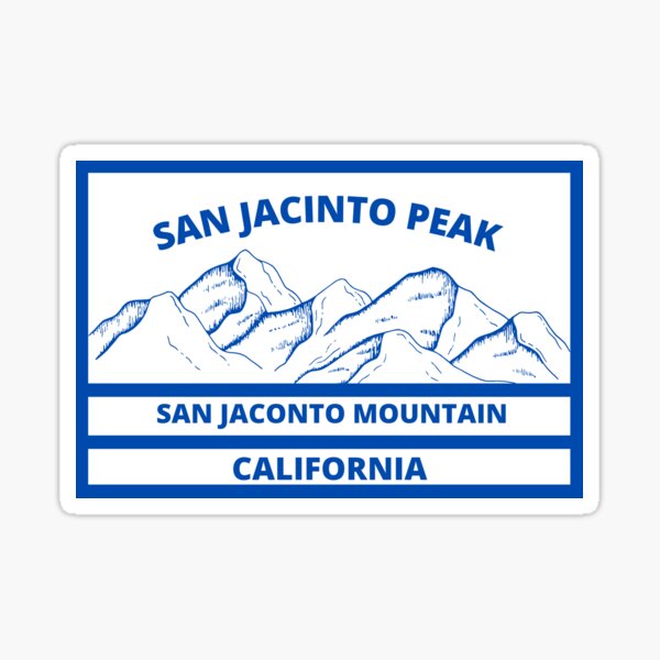 SAN JACINTO PEAK Sticker