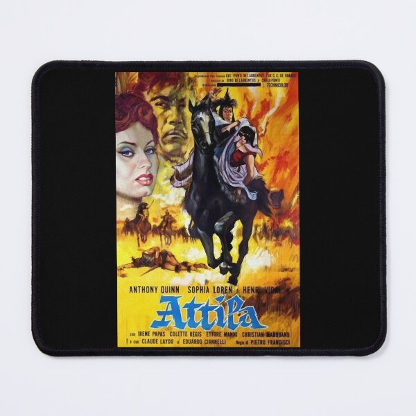 Item preview, Natural Passionate Joy Acting Sexy Beauty Attila By Pietro Francisci Movie Poster designed and sold by DebbieConquer.