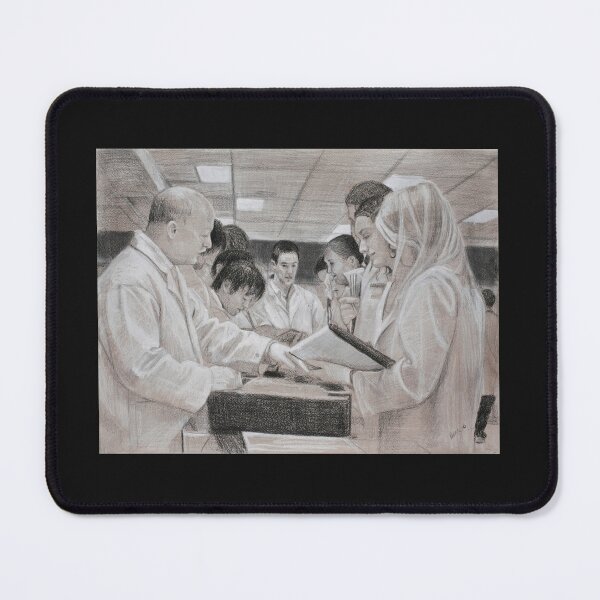 Item preview, Pathology Lab - Drawing by Avril Thomas - Adelaide Artist designed and sold by AvrilThomasart.