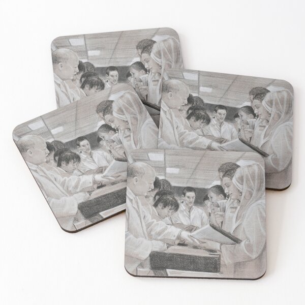 Item preview, Pathology Lab - Drawing by Avril Thomas - Adelaide Artist designed and sold by AvrilThomasart.