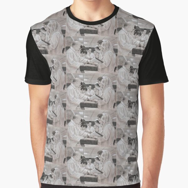 Pathology Lab - Drawing by Avril Thomas - Adelaide Artist Graphic T-Shirt
