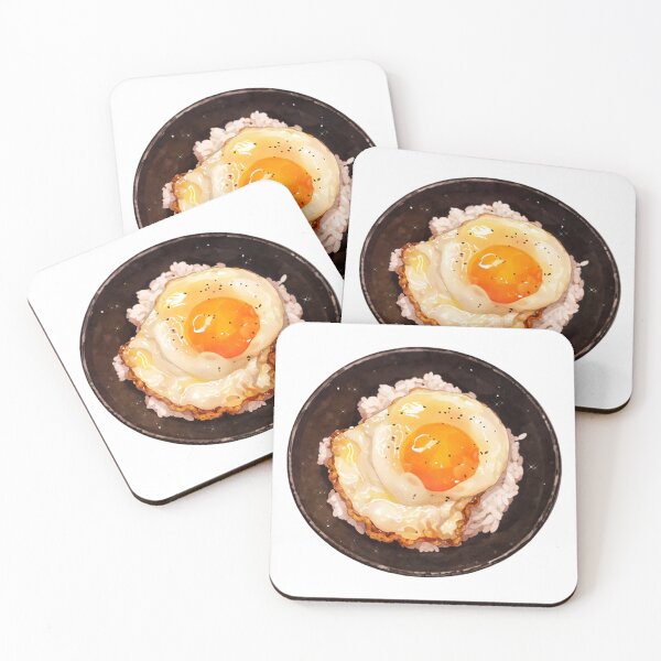 Item preview, Delicious Fried Egg on Rice designed and sold by Happybearbear.