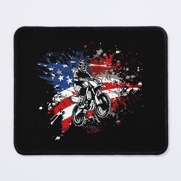 Item preview, Dirt bike Motocross MX US Flag Smash designed and sold by caintati.
