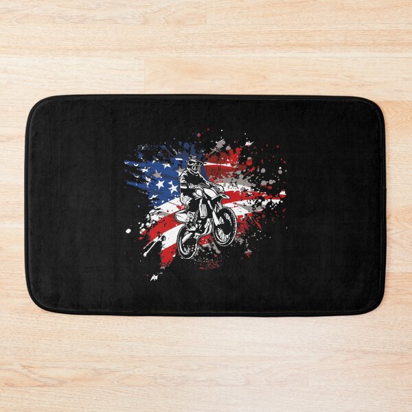 Item preview, Dirt bike Motocross MX US Flag Smash designed and sold by caintati.