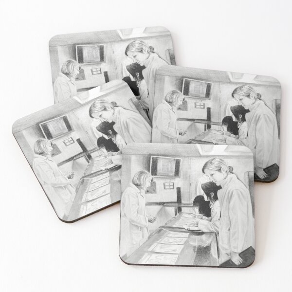 Item preview, Pathology lab 3 - Drawing by Avril Thomas - Adelaide Artist designed and sold by AvrilThomasart.