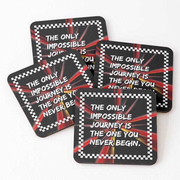 Item preview, The only impossible journey is the one you never begin  designed and sold by keilamariadesig.