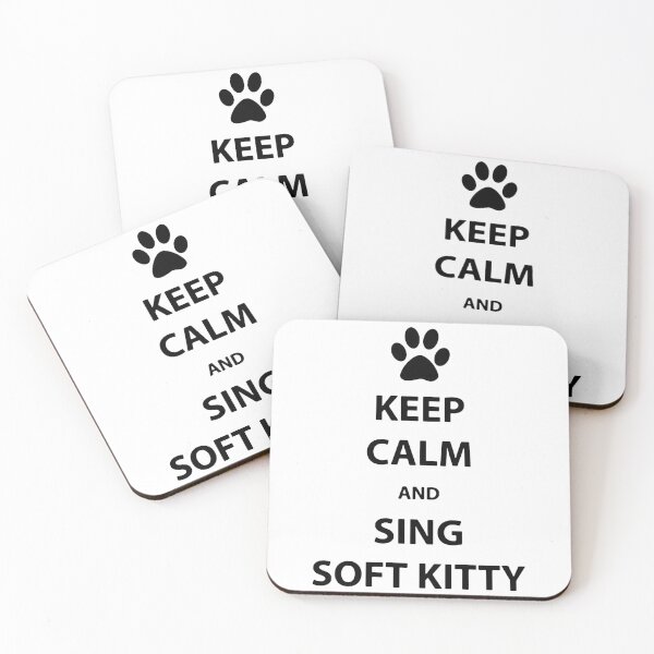 Item preview, Keep Calm And Sing Soft Kitty designed and sold by MakeItTrend.
