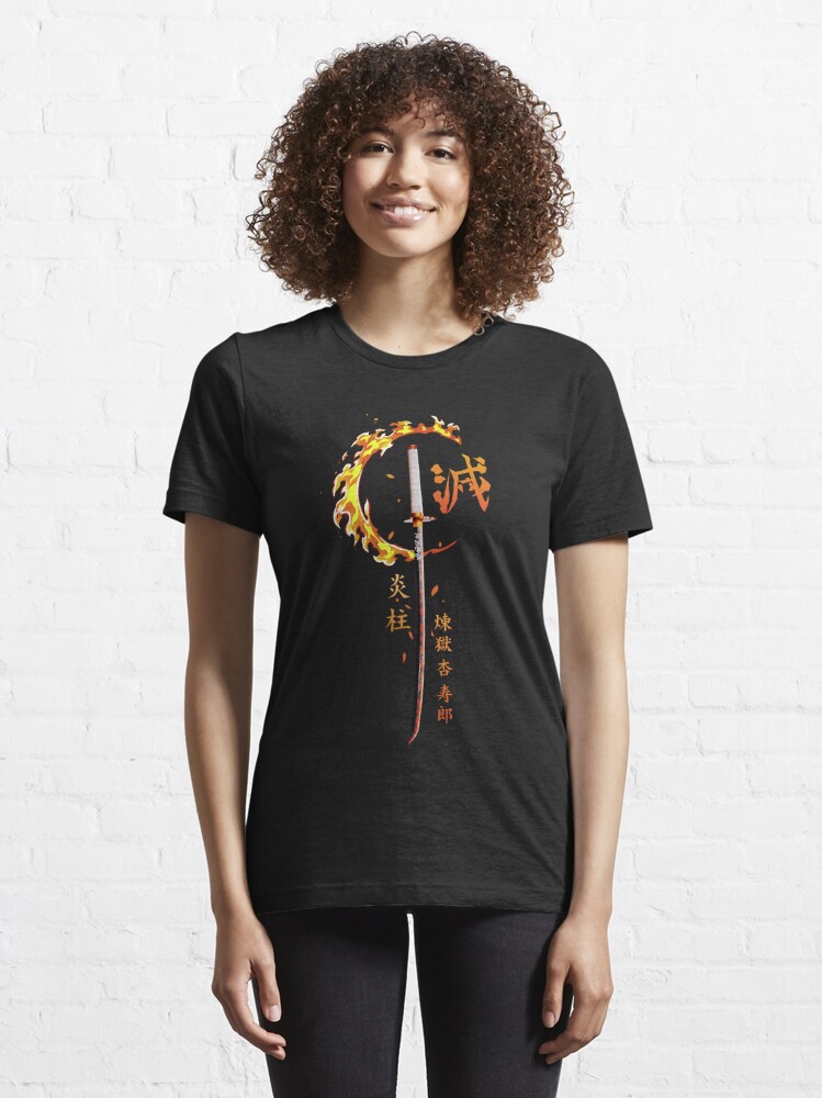 Disover Demon Sword Blade of Fire flame | Essential T-Shirt 