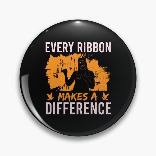 Item preview, Every ribbon makes a difference Cancer motivational saying designed and sold by GeneTonia0307.